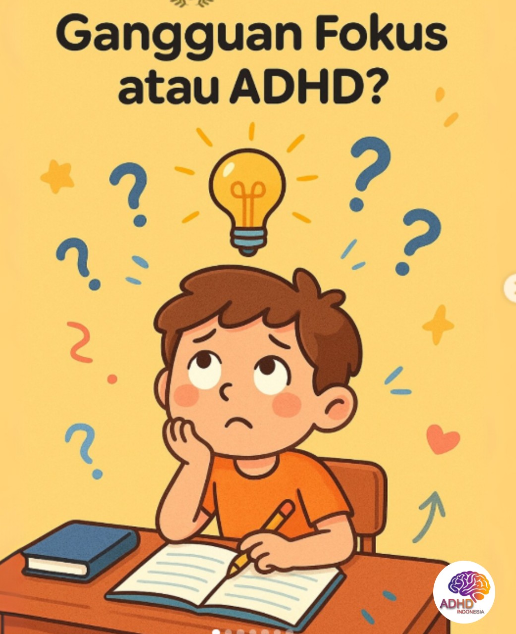 ADHD dan Kesulitan Fokus Anak: Edukasi untuk Keluarga di Kabupaten Pinrang