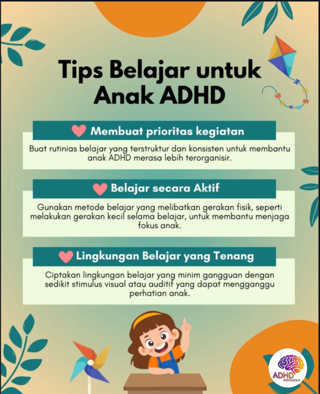 Strategi Belajar yang Cocok untuk Anak ADHD di Kabupaten Pinrang